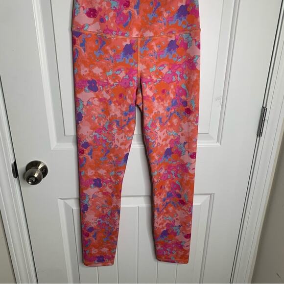 Anthropologie Daily Practice floral high waisted 28 inch leggings size small - Picture 4 of 8